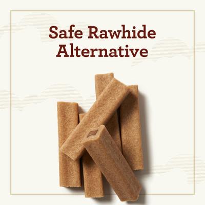 Show full view: True Acre Foods Large Stuffed Bone Treats Meaty Middle Made with real Bacon, 6 count slide 6 of 10