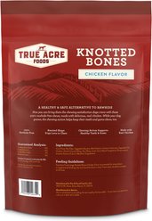 True Acre Foods, Rawhide-Free, Knotted Bones, with Natural Chicken Flavor Dog Treats, Large, 3 count slide 2 of 9