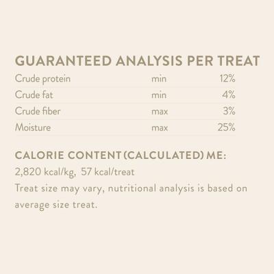 Show full view: True Acre Foods Thick Cut Strips with Real Bacon & Peanut Butter Flavor Dog Treats, 25-oz bag slide 8 of 9