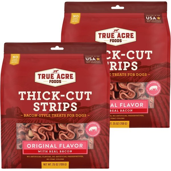 True Chews Bacon Style Beef & Bacon Flavors Dog Treats