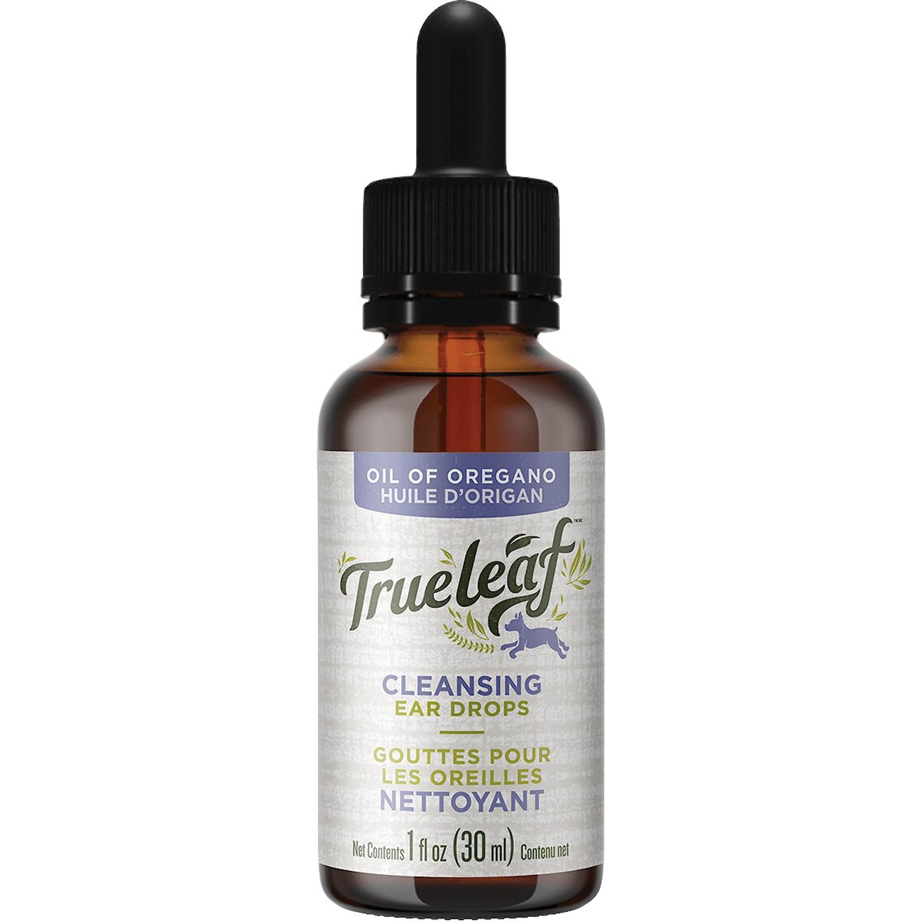 True Leaf Cleansing Dog Ear Drops, 1-fl oz bottle