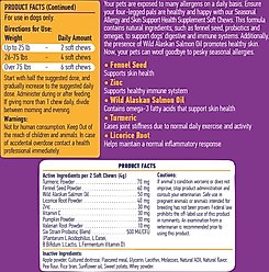 True Tails Allergy Chicken Flavored Allergy Supplement for Dogs, 120 count slide 2 of 6