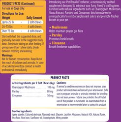 True Tails Breath Aid Bacon Flavored Dental Supplement for Dogs, 120 count slide 2 of 6