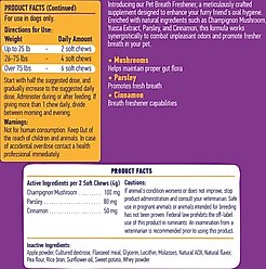 True Tails Breath Aid Chicken Flavored Dental Supplement for Dogs, 120 count slide 2 of 6