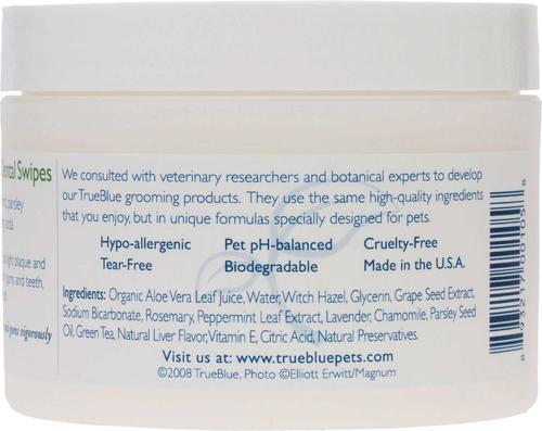 Show full view: TrueBlue Pet Products Fast & Fresh Dog Dental Wipes, 50 count slide 3 of 9