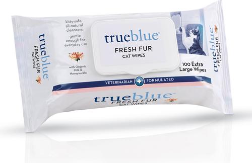 Show full view: TrueBlue Pet Products Fresh Fur Cat Wipes, 100 count slide 1 of 2