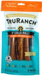 TruRanch 9-in Collagen Roll Long Lasting Chicken Flavored Hard Chew Dog Treats, 3 count