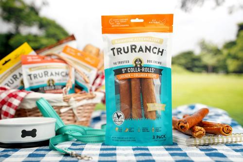 Show full view: TruRanch 9-in Collagen Roll Long Lasting Chicken Flavored Hard Chew Dog Treats, 3 count slide 5 of 7