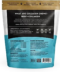 TruRanch Beef Collagen Chips Hard Chew Dog Treats, 6-in, 8.2-oz bag slide 2 of 3