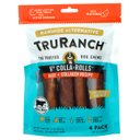 TruRanch Beef Collagen Roll Hard Chew Dog Treats, 6-in, 4 count