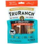 TruRanch Beef Collagen Sticks Hard Chew Dog Treats, 5-in, 15 count