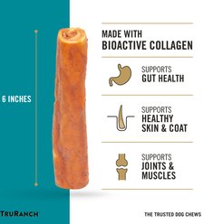 TruRanch Collagen 6-in Salmon Roll Hard Dog Chew, 4 count slide 2 of 9