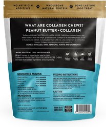 TruRanch Peanut Butter Collagen Chips Hard Chew Dog Treats, 6-in, 8.2-oz slide 2 of 3