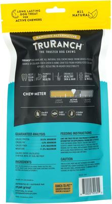 Show full view: TruRanch Peanut Butter Collagen Roll Hard Chew Dog Treats, 9-in, 3 count slide 3 of 6