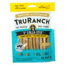 TruRanch Peanut Butter Collagen Sticks Hard Chew Dog Treats, 5-in, 15 count