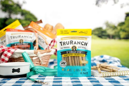 Show full view: TruRanch Peanut Butter Collagen Sticks Hard Chew Dog Treats, 5-in, 15 count slide 5 of 7