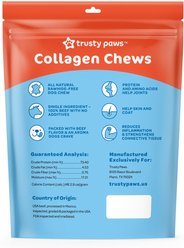 Trusty Paws Beef Collagen Chews Dog Treats, 10-oz bag slide 2 of 6