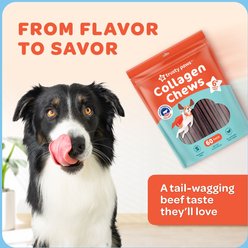 Trusty Paws USA Beef Collagen Chews Extra Thin Jerky Dog Treats, 60 count, 15-oz bag slide 2 of 7