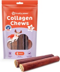Trusty Paws USA Beef Collagen Chews Jumbo Jerky Dog Treats, 5 count, 7.5-oz bag
