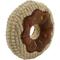 Show in main carousel: TrustyPup Donut Tough Squeaky Dog Chew Toy, Chocolate, Small slide 4 of 8