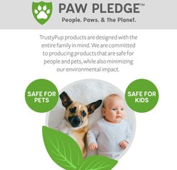 TrustyPup Gator Tough Squeaky Dog Chew Toy, Green, Large slide 2 of 9