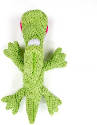 Show full view: TrustyPup Gator Tough Squeaky Dog Chew Toy, Green, Large slide 5 of 10