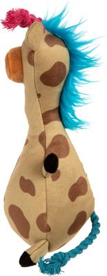 Show full view: TrustyPup Long Neck Giraffe Tough Squeaky Dog Chew Toy, Small slide 6 of 9