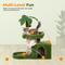 Show in main carousel: TSCOMON 31.5-in Leaf Design Plush Cat Tree, Green slide 5 of 7