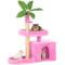 Show in main carousel: TSCOMON 31.5-in Leaf Design Plush Cat Tree, Pink slide 7 of 8