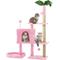 Show in main carousel: TSCOMON 52-in Plush Cat Tree with Hammock, Toy & Sisal Scratching Post, Pink slide 6 of 7
