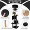 Show in main carousel: TSCOMON Multi-Level 58-in Plush Cat Tree & Condo, Black slide 7 of 10