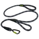 Tuff Mutt Dual Handle Rope Dog Leash, Gray