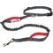 Show in main carousel: Tuff Mutt Hands-Free Bungee Leash, Gray & Coral slide 1 of 13