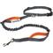 Show in main carousel: Tuff Mutt Hands-Free Bungee Leash, Gray & Orange slide 1 of 12