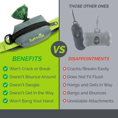 Show full view: Tuff Mutt Leash Attachment Poop Bag Holder slide 3 of 12