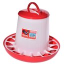 Tuff Stuff Products Covered Feeder & Handle Farm Animal Feeder, 20-lb