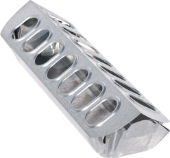 Tuff Stuff Products-galv Ground Feeder with Holes Farm Animal Feeder, 15-in