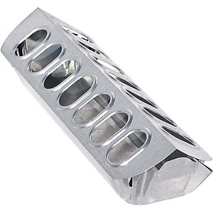 Tuff Stuff Products-galv Ground Feeder with Holes Farm Animal Feeder, 15-in