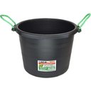 Tuff Stuff Products Heavy Duty Muck Bucket Farm Animal Feeder, 70-qt, Black