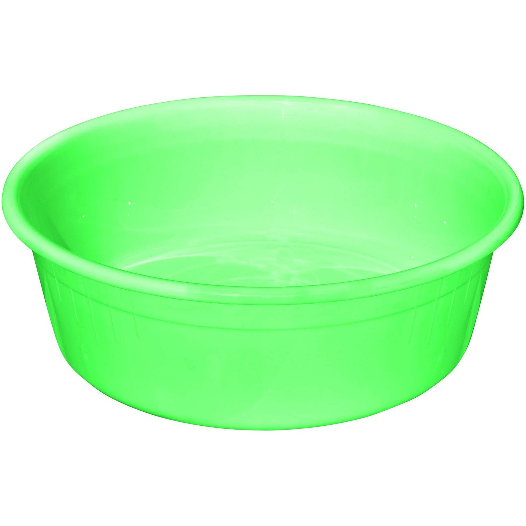 Tuff Stuff Products Heavy Duty Sheep Tank Farm Animal Feeder, Lime, 15.3-gal