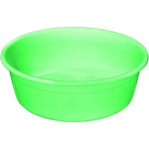Tuff Stuff Products Heavy Duty Sheep Tank Farm Animal Feeder, Lime, 33-gal