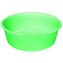 Tuff Stuff Products Heavy Duty Sheep Tank Farm Animal Feeder, Lime, 33-gal