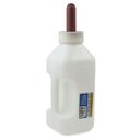 Tuff Stuff Products Milk Bottle Screw with Handle Farm Animal Feeder, 2-qt