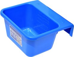 Tuff Stuff Products Mini Hook Over Farm Animal Feeder, 6-qt, Blue