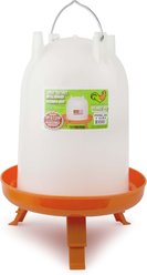 Tuff Stuff Products Poultry Drinker Nest with Foldable Legs Farm Animal Feeder, 1-gal