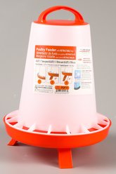 Tuff Stuff Products Poultry Feeder Folding Legs Farm Animal Feeder, 11-lb