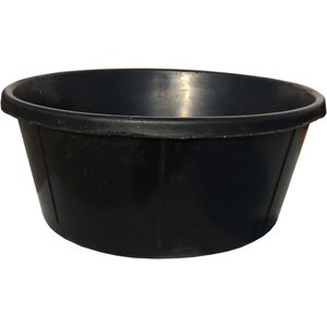 Tuff Stuff Products Rubber Round Tub Farm Animal Feeder, 15-gal