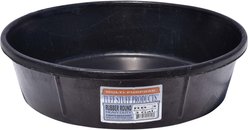 Tuff Stuff Products Rubber Round Tub Farm Animal Feeder, 3-gal