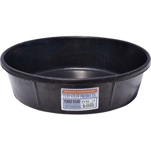 Tuff Stuff Products Rubber Round Tub Farm Animal Feeder, 3-gal