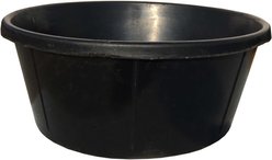 Tuff Stuff Products Rubber Round Tub Farm Animal Feeder, 6-gal